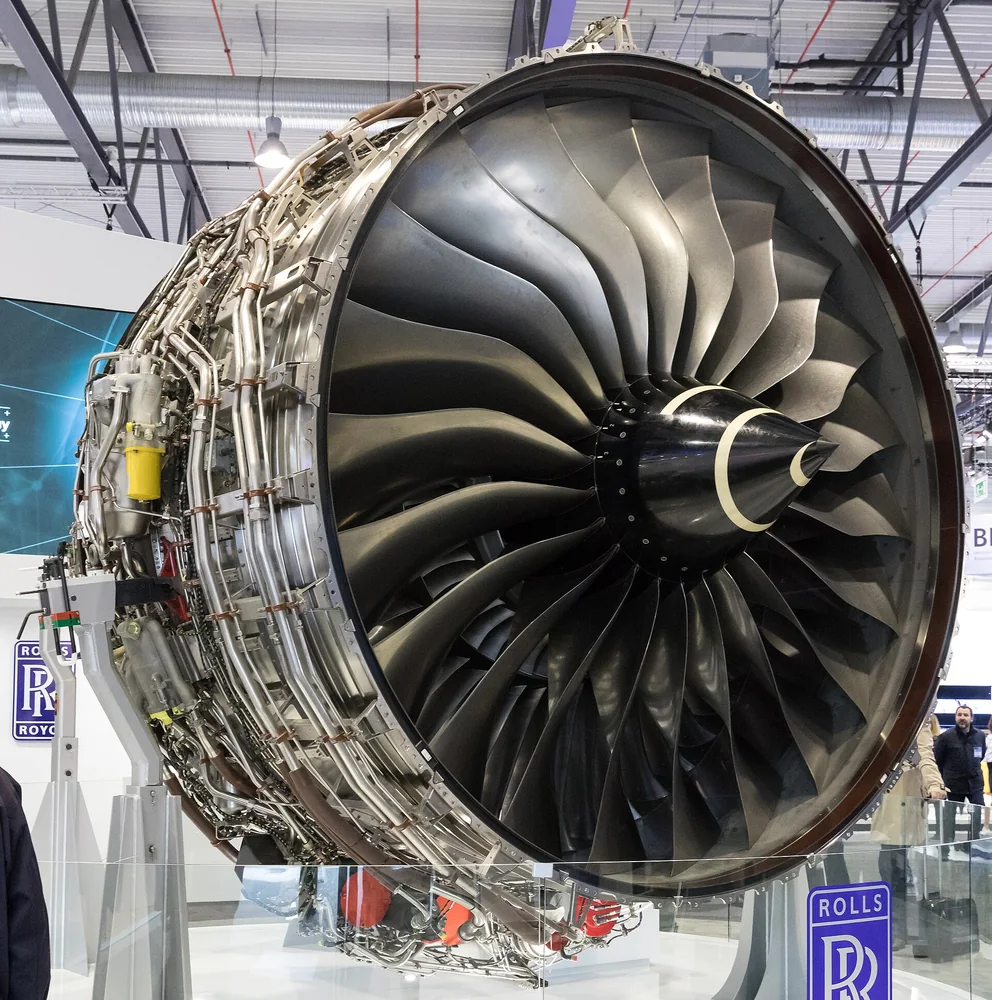 Rolls-Royce Trent XWB风扇正面